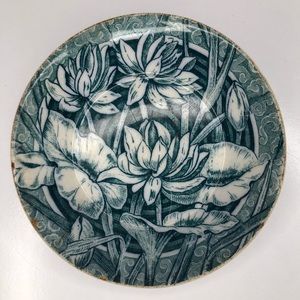 Vintage 1868 Wedgwood Transferware Water Lilly Small Bowl